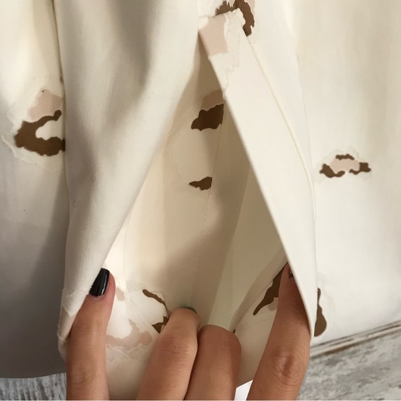 Massimo Dutti Cropped Oversized Blazer Jacket White 6 - Picture 11 of 16